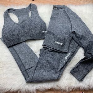 Gym shark 3 piece ombré workout set